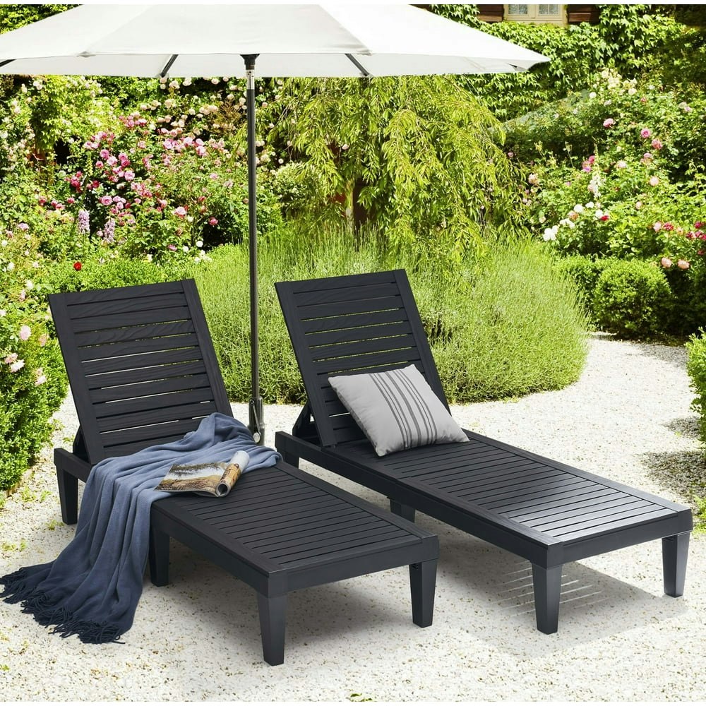 Hearth and Harbor Chaise Outdoor Lounge Chairs 2-Pack: $134.99 Hearth and Harbor Chaise Outdoor Lounge Chairs 2-Pack: $134.99