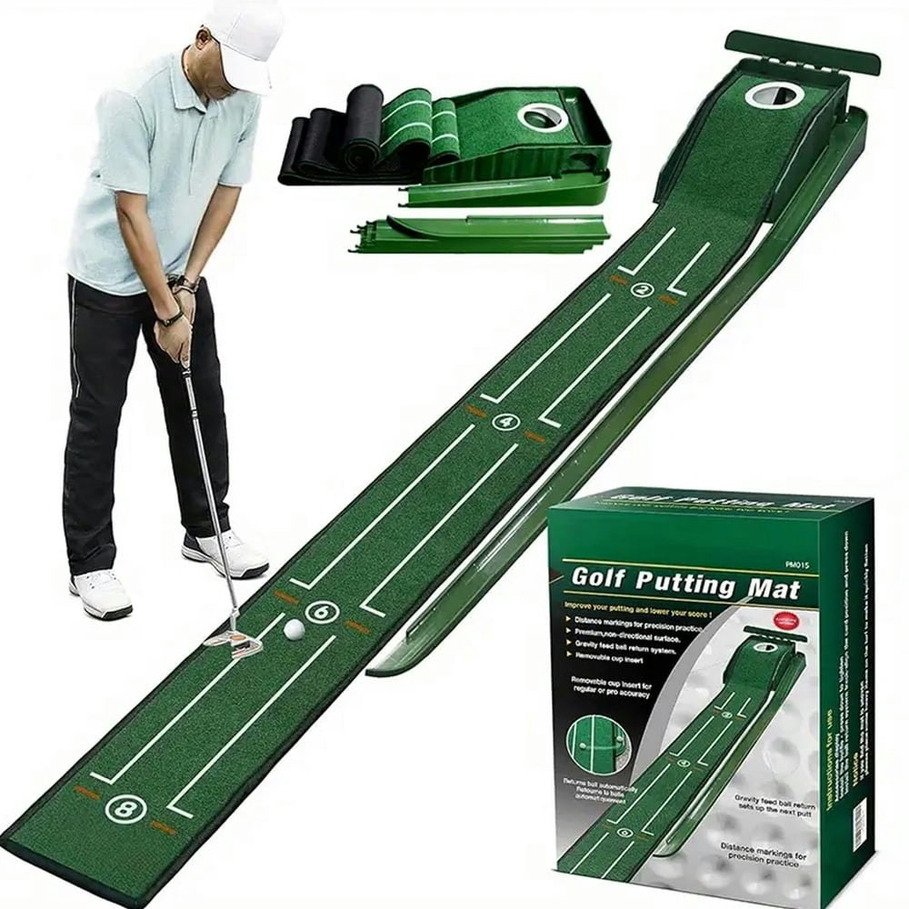 Byxas 8-Foot Indoor Golf Putting Green Set: $39.99 Byxas 8-Foot Indoor Golf Putting Green Set: $39.99