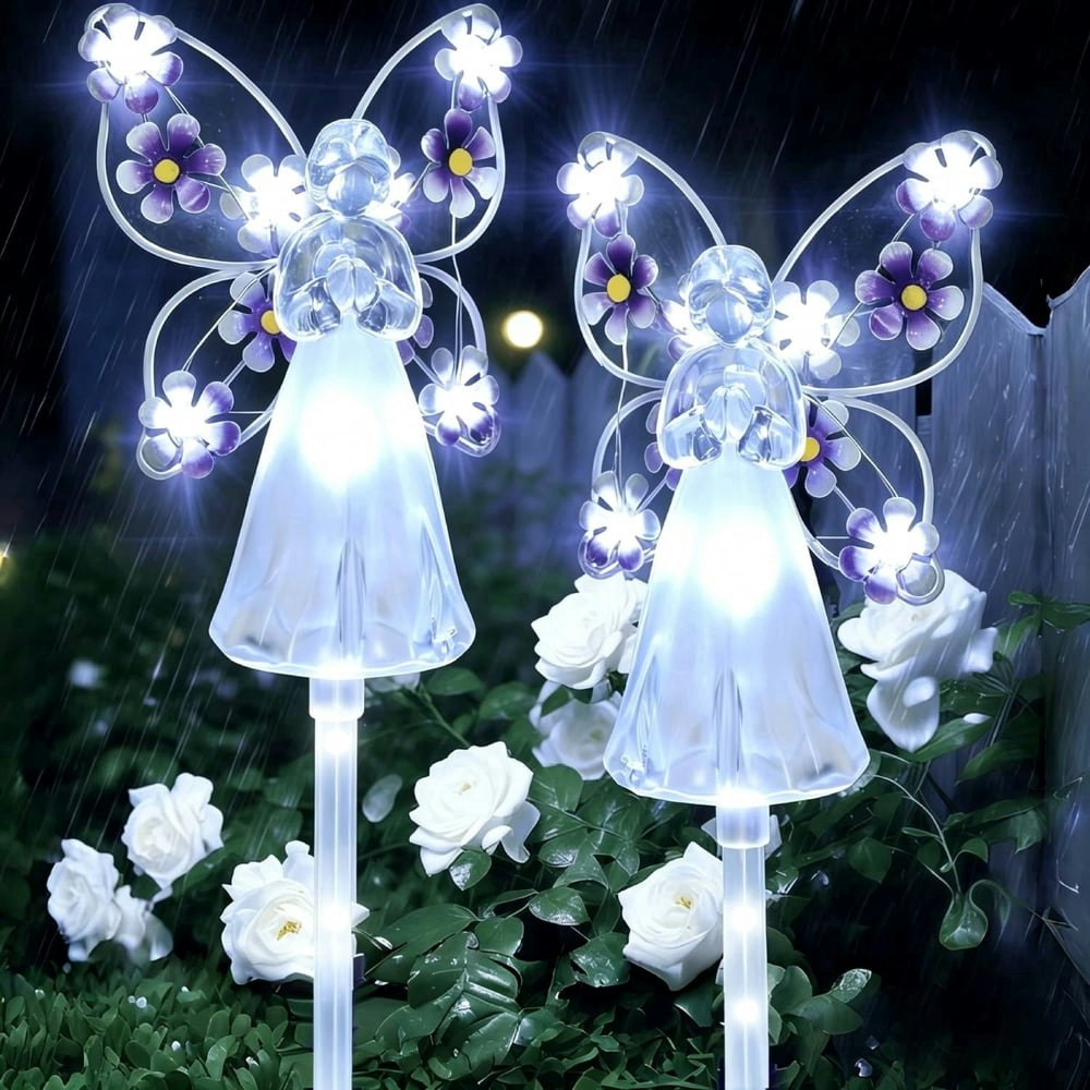 Solar Angel Garden Stake Lights 2-Pack: $22.99 Solar Angel Garden Stake Lights 2-Pack: $22.99