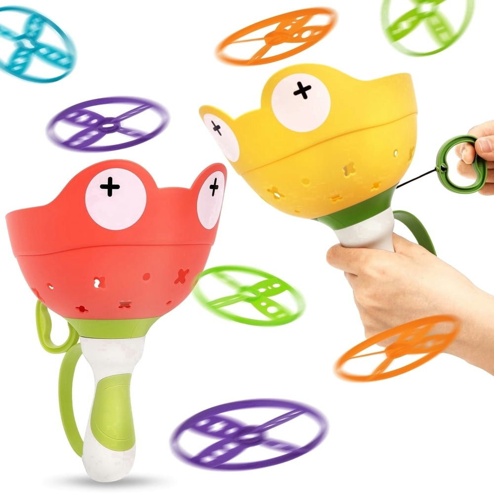 HiberyHom Flying Disc Launcher Toy 2-Pack: $13.99 HiberyHom Flying Disc Launcher Toy 2-Pack: $13.99