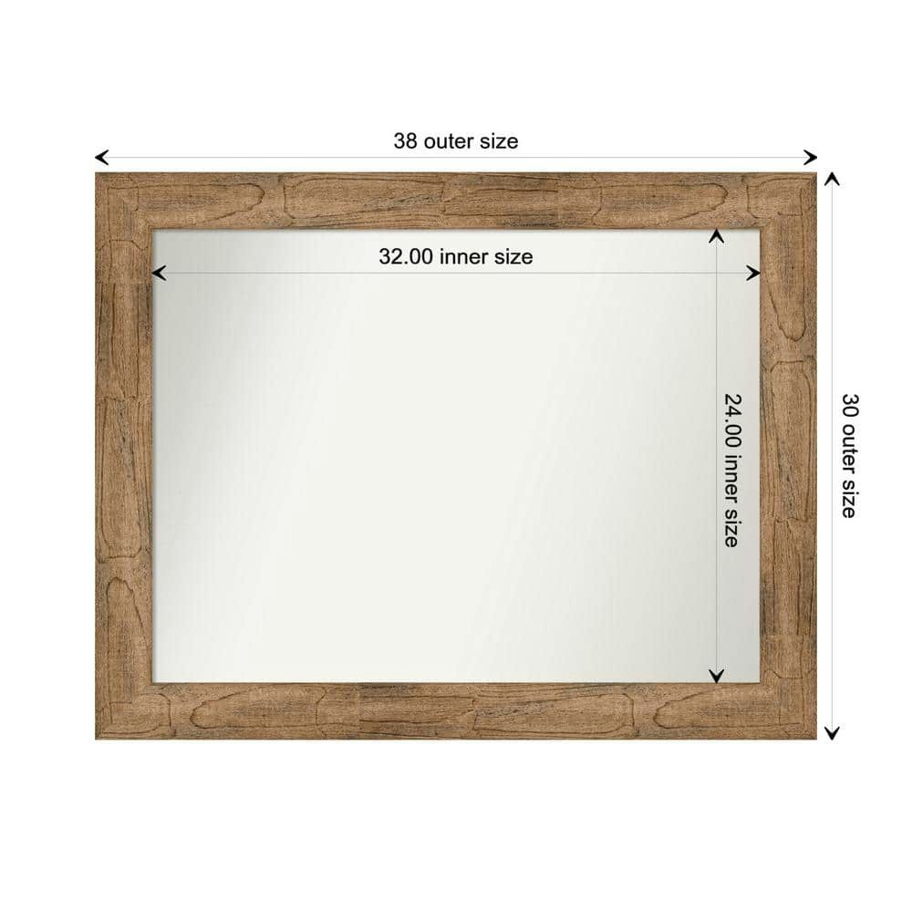 37.5 x 29.5-Inch Wood Framed Bathroom Vanity Mirror: $237.99 37.5 x 29.5-Inch Wood Framed Bathroom Vanity Mirror: $237.99