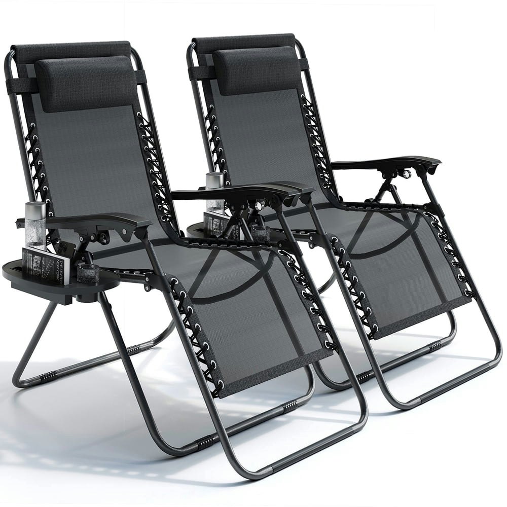 Hearth & Harbor Zero Gravity Outdoor Lounge Chairs 2-Pack: $69.99