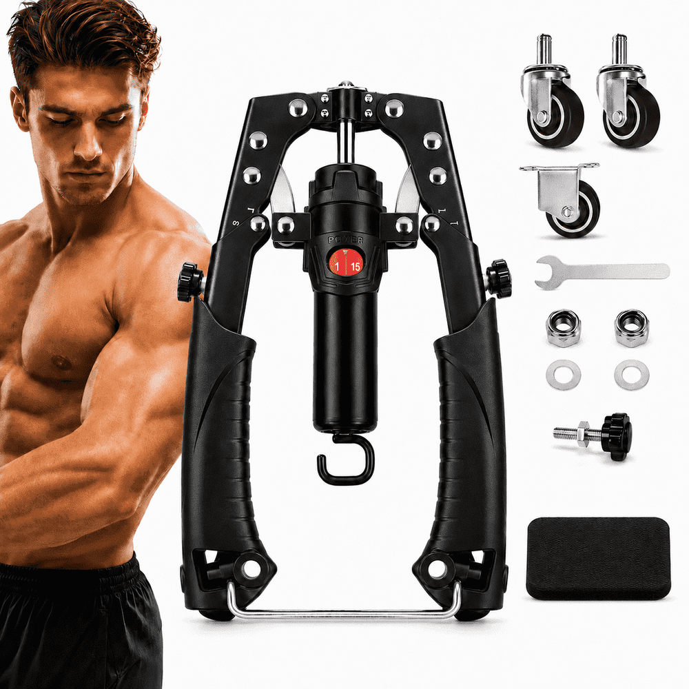 Koymisku 15-Level Hydraulic Twister Arm Trainer and Ab Roller: $41.39 Koymisku 15-Level Hydraulic Twister Arm Trainer and Ab Roller: $41.39