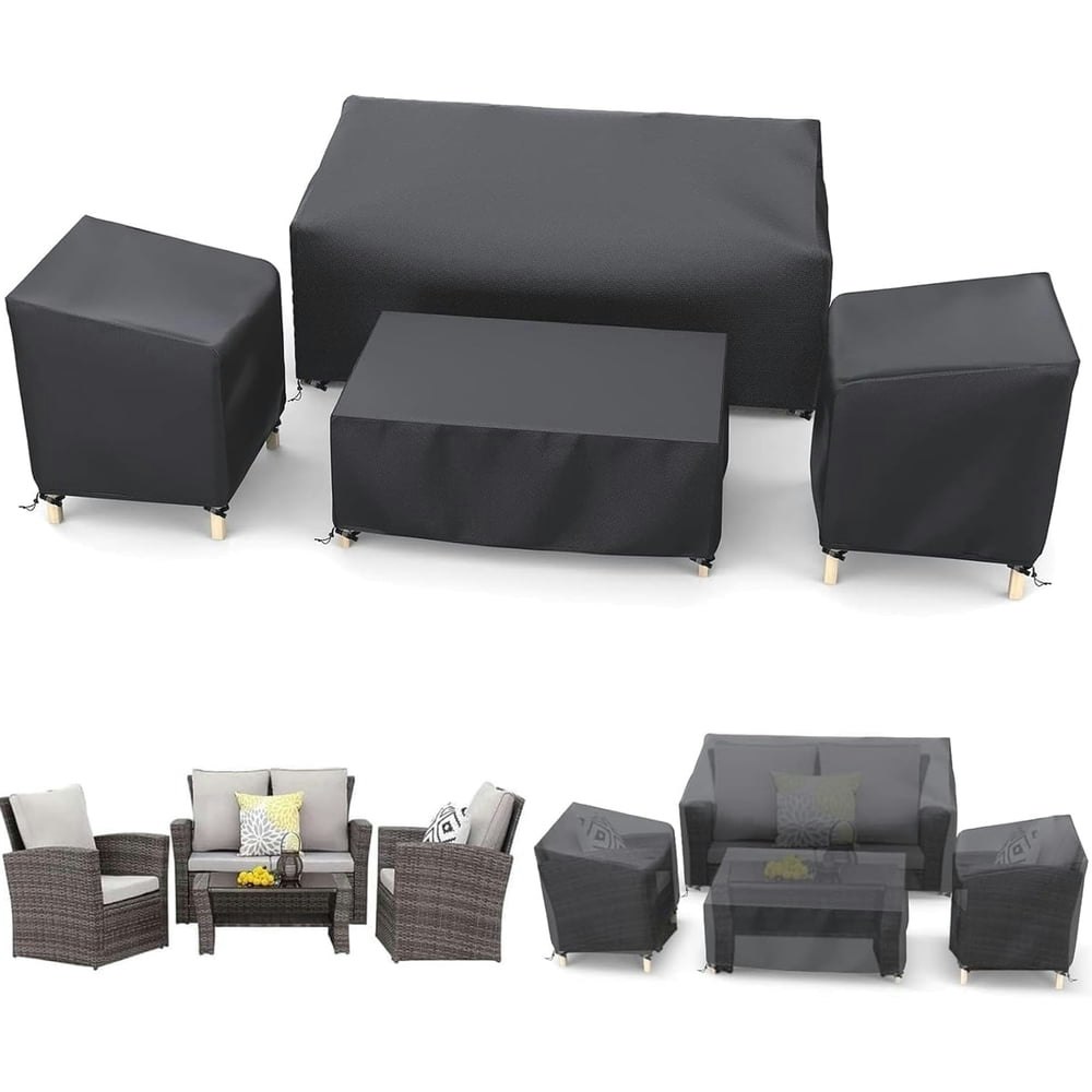 Byxas 4-Piece Patio Furniture Cover Set: $33.99