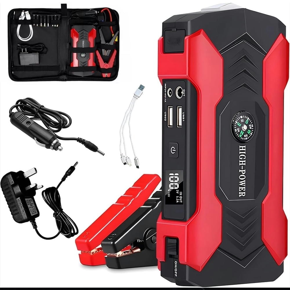 28,000mAh Portable Car Jump Starter and Power Bank: $43.99 28,000mAh Portable Car Jump Starter and Power Bank: $43.99