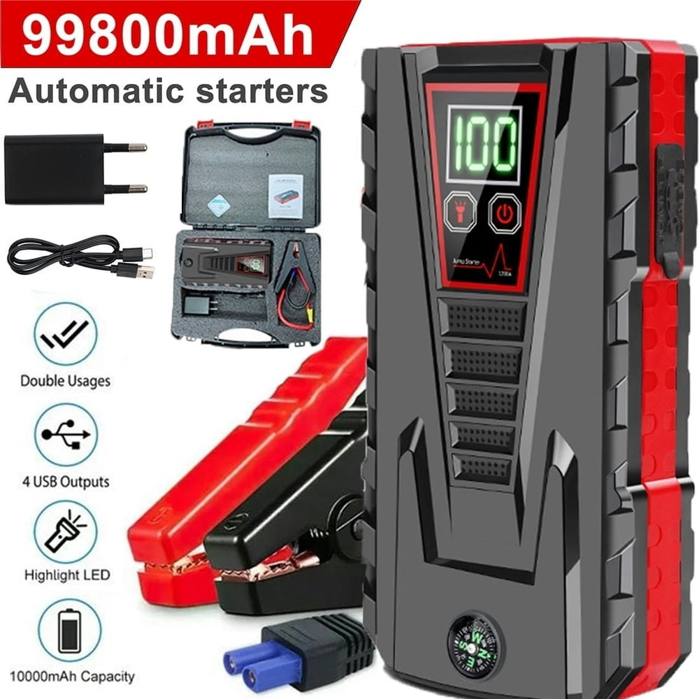 5,000A 99,800mAh Portable Car Jump Starter: $41.89 5,000A 99,800mAh Portable Car Jump Starter: $41.89