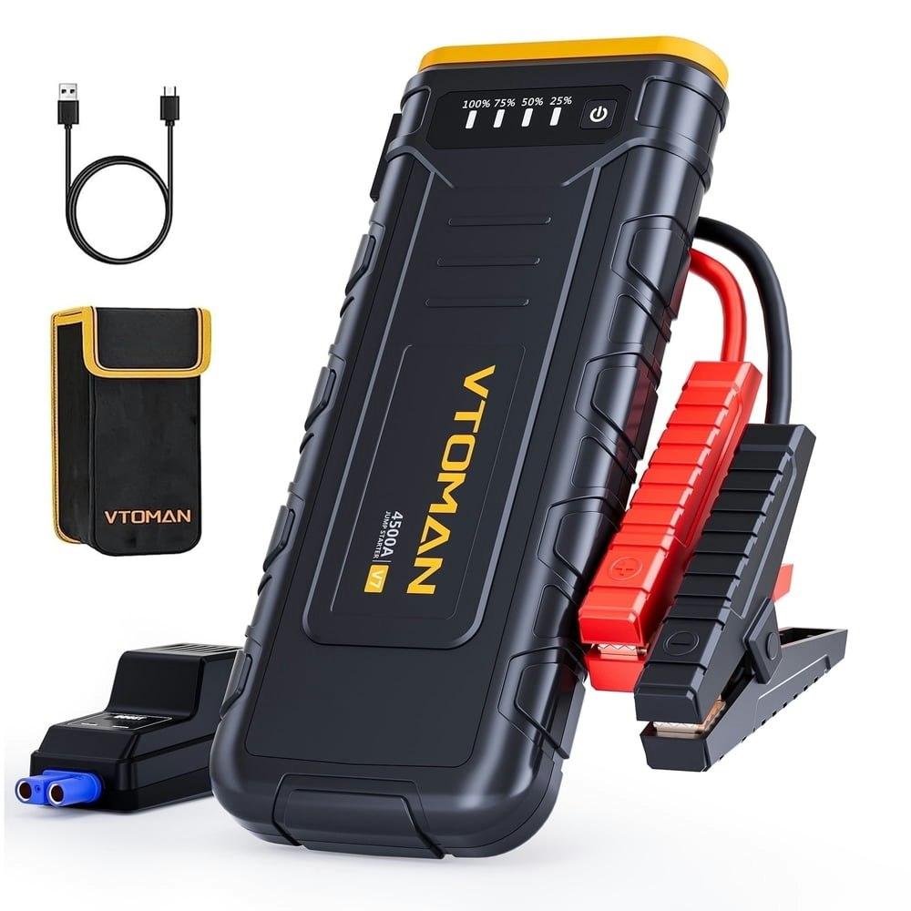 Vtoman V7 4,500A Car Battery Jump Starter: $49.99 Vtoman V7 4,500A Car Battery Jump Starter: $49.99