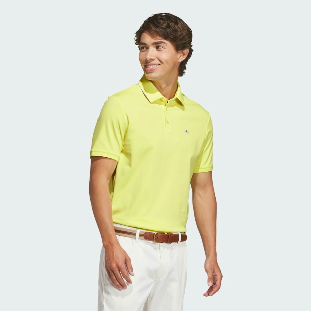 Adidas Originals Twistknit Trefoil Polo Shirt: $90 Adidas Originals Twistknit Trefoil Polo Shirt: $90