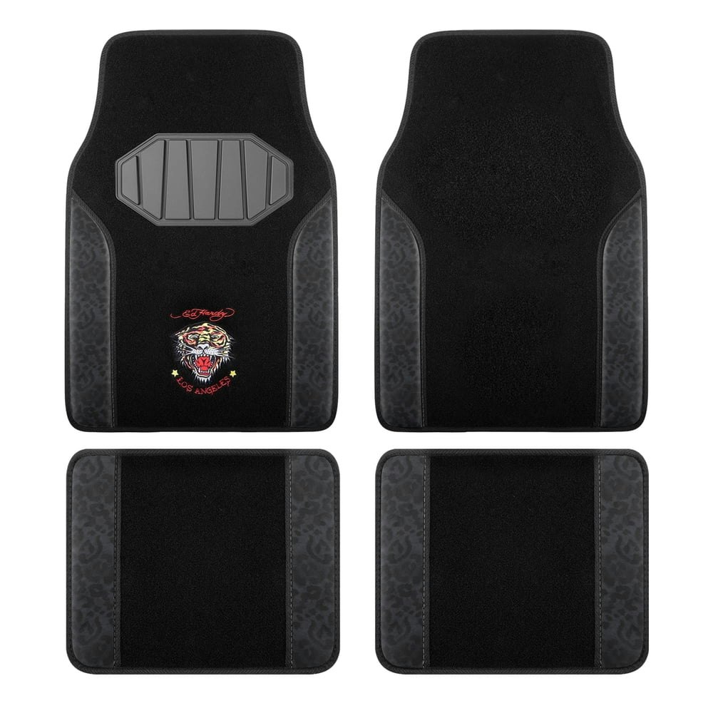 Ed Hardy Leather Car Floor Mats 4-Piece Set: $29.99