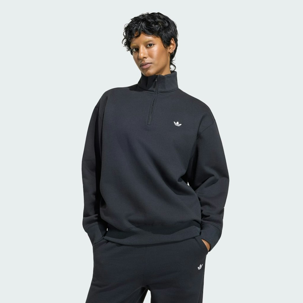 Essentials Fleece Half-Zip Sweatshirt: $60 Essentials Fleece Half-Zip Sweatshirt: $60