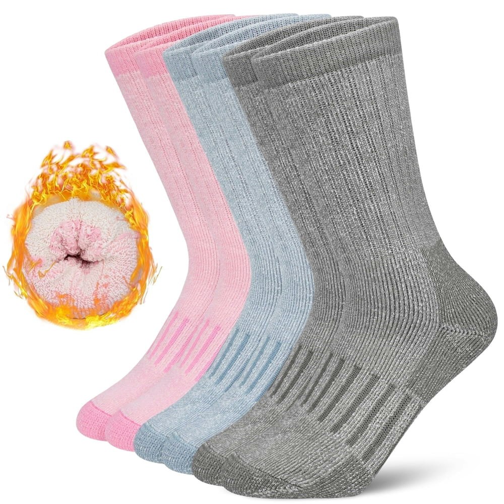 Loritta Women's Merino Wool Thermal Socks 3-Pack: $14.99 Loritta Women's Merino Wool Thermal Socks 3-Pack: $14.99