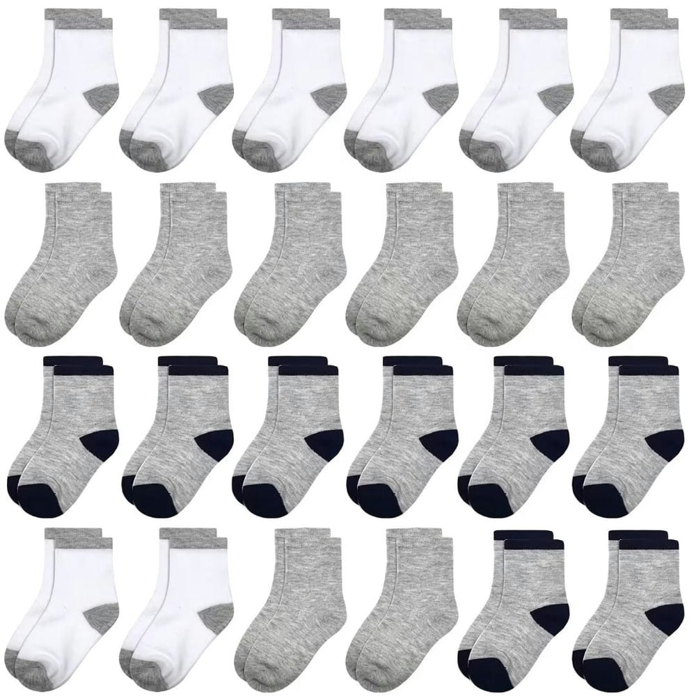 Boys' Crew Socks 24-Pack: $14.99 Boys' Crew Socks 24-Pack: $14.99
