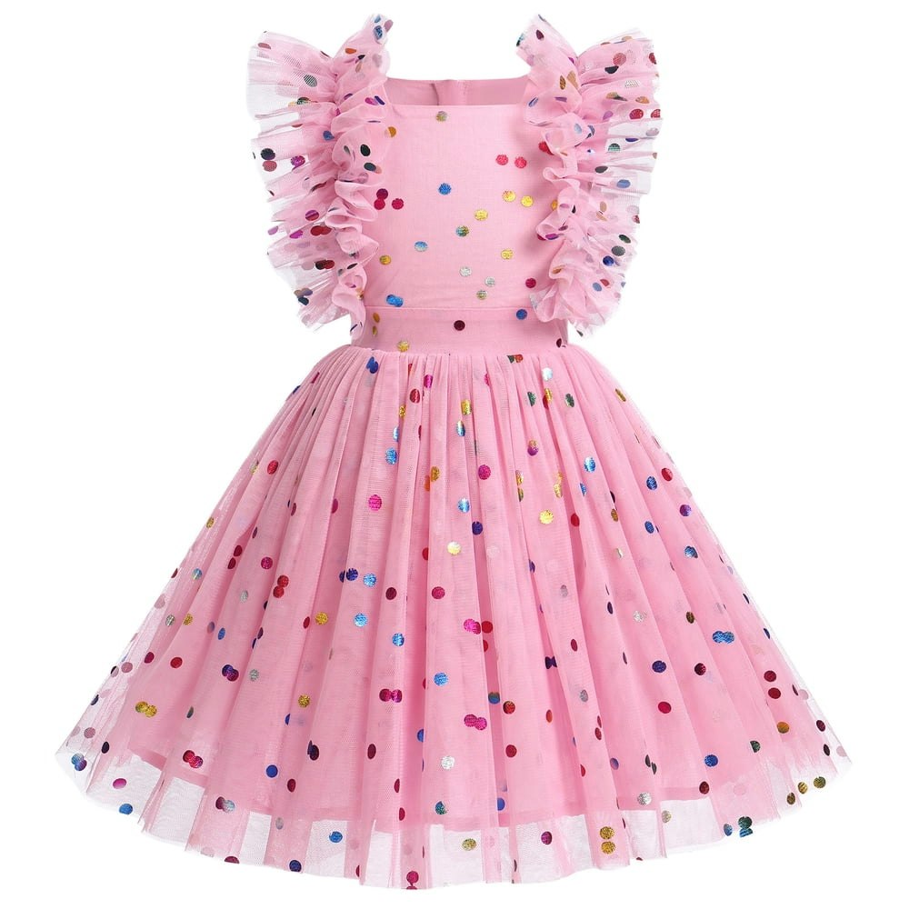 Ibtom Castle Girls' Sequined Tulle Princess Dress: $19.99 Ibtom Castle Girls' Sequined Tulle Princess Dress: $19.99