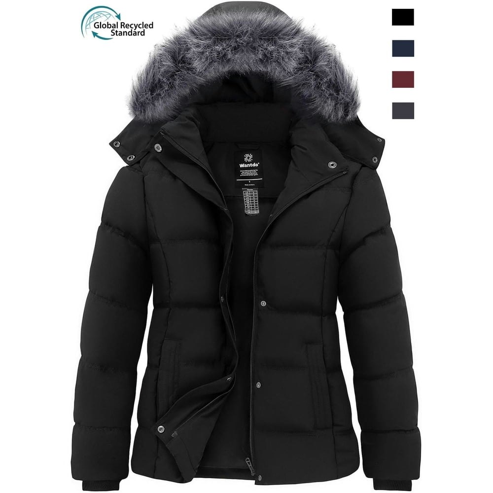 Wantdo Women's Recycled Thicken Puffer Coat: $62.69 Wantdo Women's Recycled Thicken Puffer Coat: $62.69