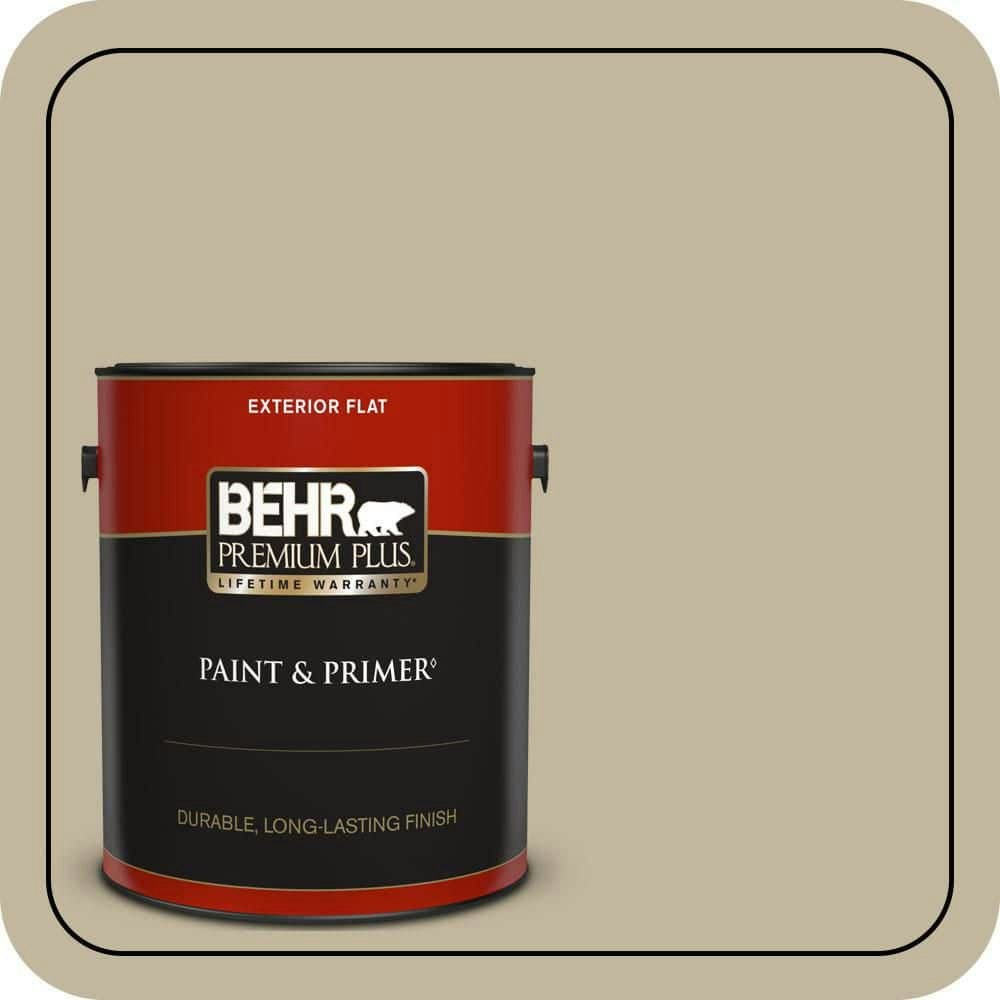 Home Decorators Collection Basic Khaki Flat Exterior Paint and Primer 1-Gallon Can: $47.98 Home Decorators Collection Basic Khaki Flat Exterior Paint and Primer 1-Gallon Can: $47.98