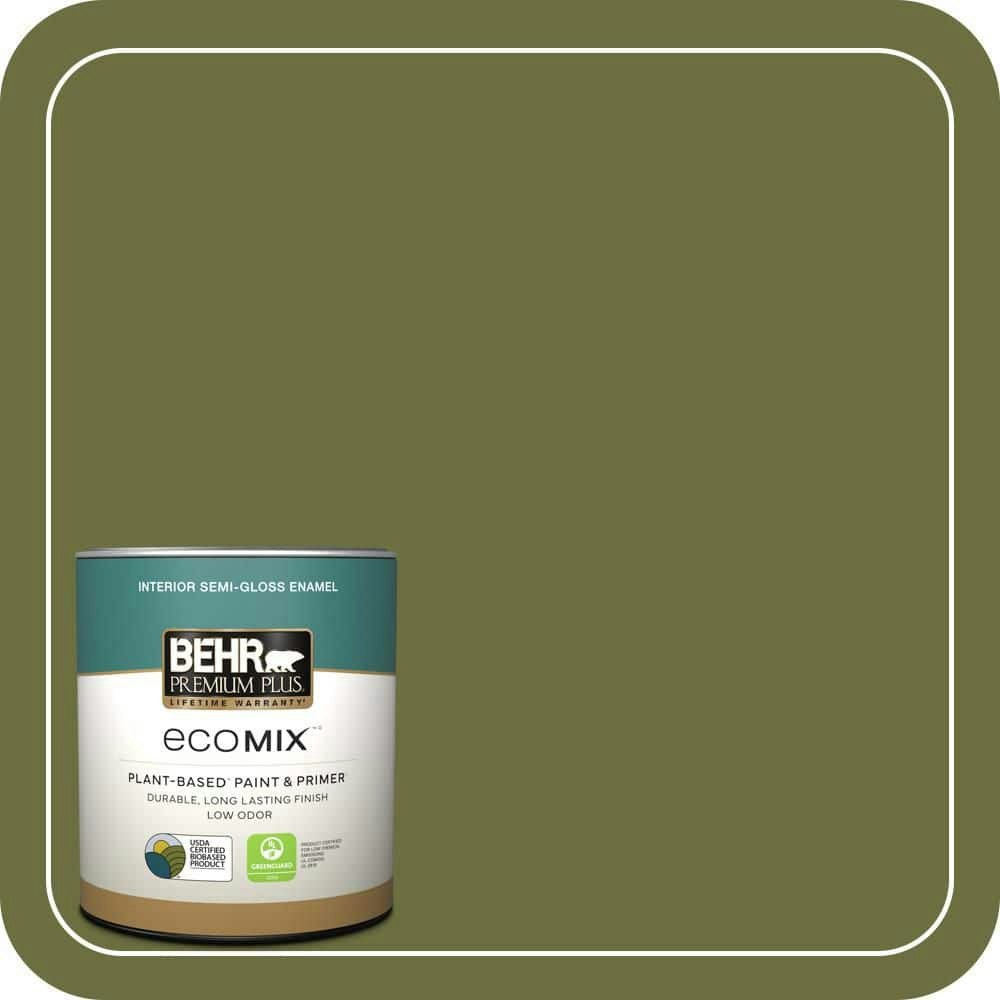 Jungle Trail Semi-Gloss Interior Paint and Primer 1-Quart: $22.48 Jungle Trail Semi-Gloss Interior Paint and Primer 1-Quart: $22.48
