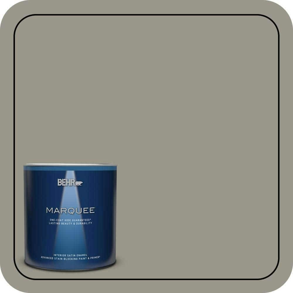 Behr Iron Gate Satin Interior Paint & Primer 1-Quart: $28.98 Behr Iron Gate Satin Interior Paint & Primer 1-Quart: $28.98