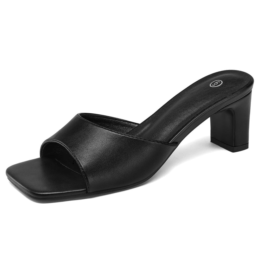 Bocca Women's Block Heel Square Toe Mule Sandals 8M: $22.99 Bocca Women's Block Heel Square Toe Mule Sandals 8M: $22.99