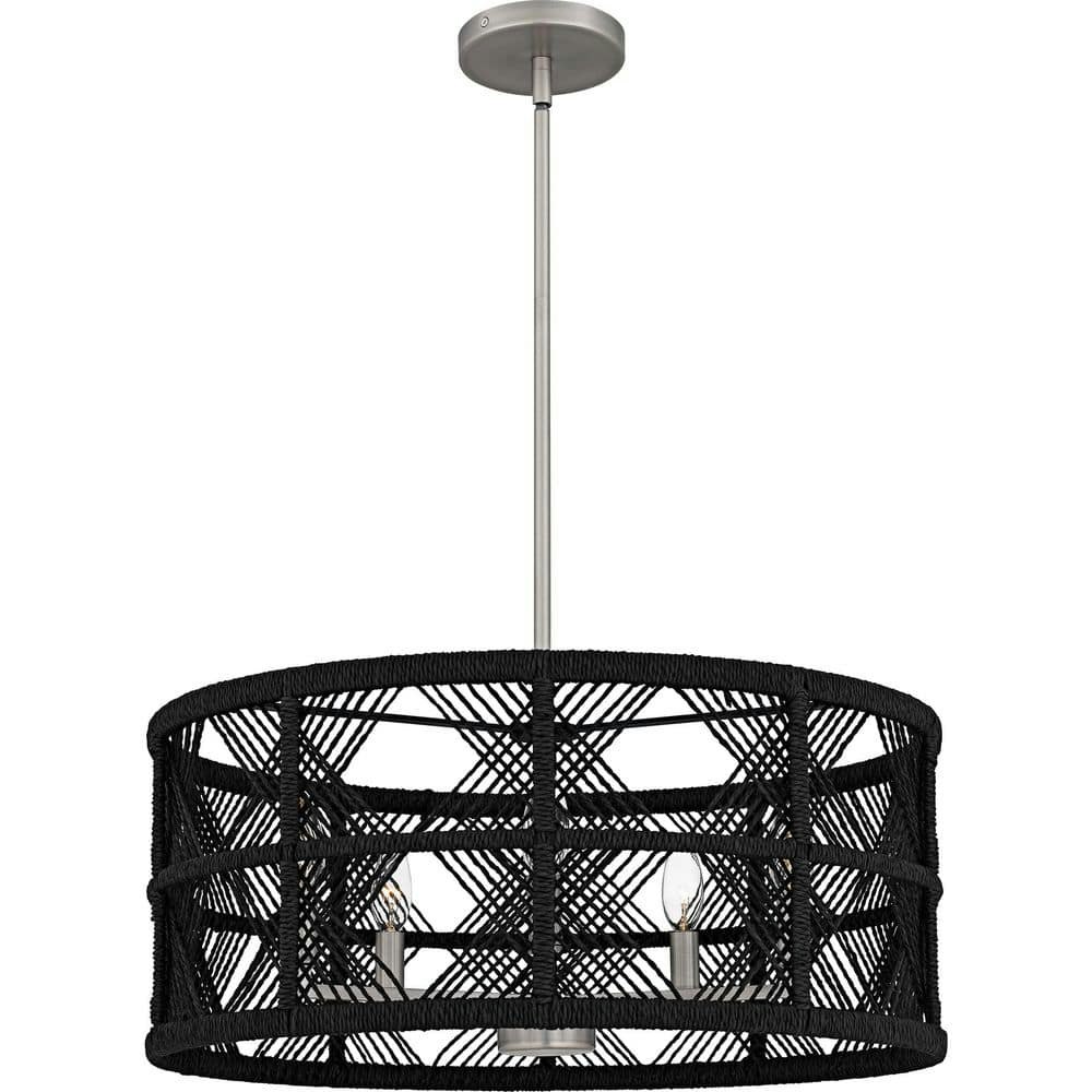 Axford 5-Light Antique Nickel Pendant Light: $397.99