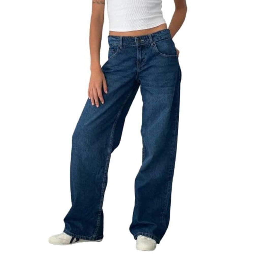 Emmiol Women's Wide Leg Baggy Denim Jeans: $22.98 Emmiol Women's Wide Leg Baggy Denim Jeans: $22.98