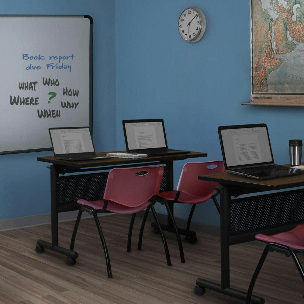 Kobe 48x30-Inch Neo Walnut Flip-Top Nesting Table and 2 Stack Chairs: $738.06 Kobe 48x30-Inch Neo Walnut Flip-Top Nesting Table and 2 Stack Chairs: $738.06