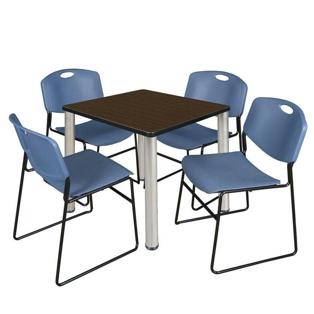 Kee 30-Inch Square Breakroom Table and 4 Zeng Stack Chairs: $656.33 Kee 30-Inch Square Breakroom Table and 4 Zeng Stack Chairs: $656.33