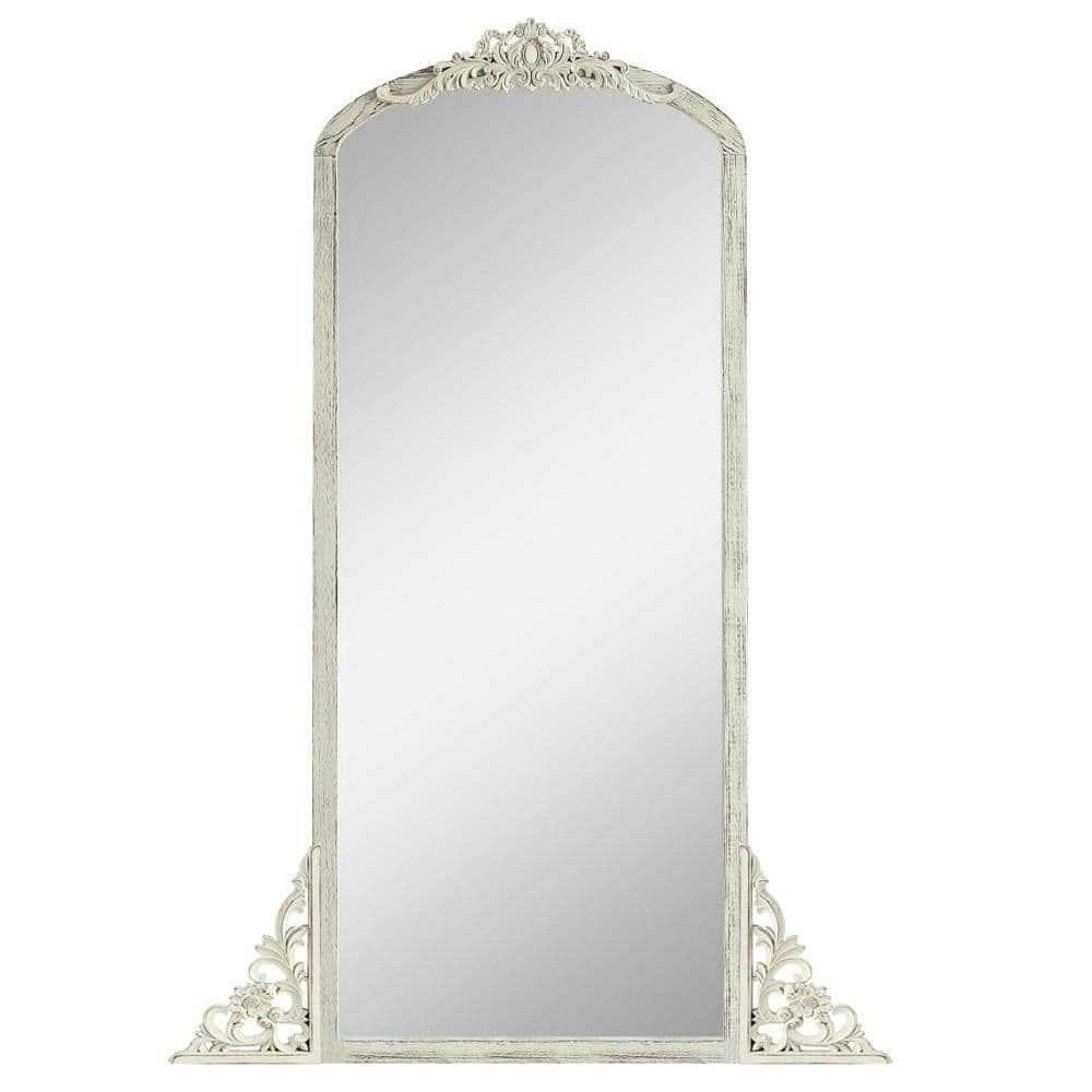 28" x 67" Arched Carved Wood Full-Length Floor Mirror: $250.99 28" x 67" Arched Carved Wood Full-Length Floor Mirror: $250.99