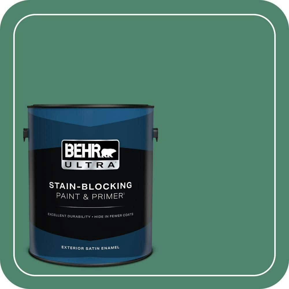 Behr Billiard Room Satin Enamel Exterior Paint & Primer 1-Gallon: $59.98 Behr Billiard Room Satin Enamel Exterior Paint & Primer 1-Gallon: $59.98