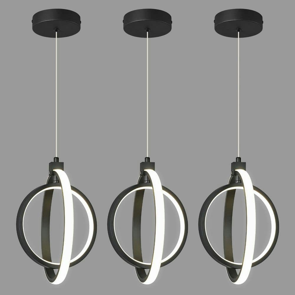 Modern Round LED Pendant Lights 3-Pack: $152.93 Modern Round LED Pendant Lights 3-Pack: $152.93