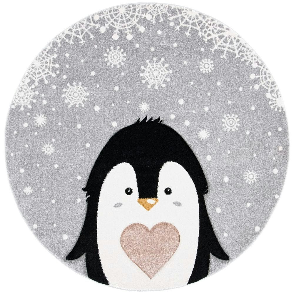Carousel Kids 7x7-Foot Snowflake Penguin Area Rug: $144 Carousel Kids 7x7-Foot Snowflake Penguin Area Rug: $144