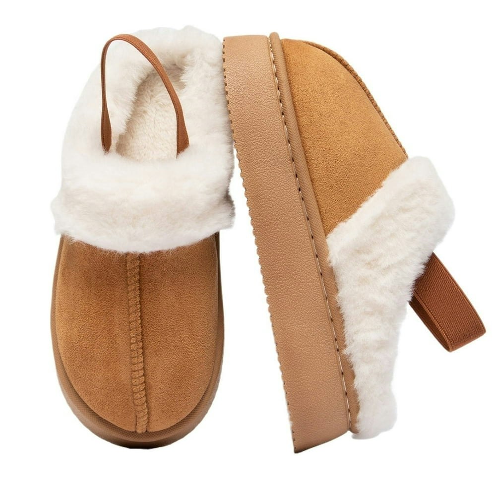 Beranmey Thick-Soled Fuzzy Slippers: $16.99