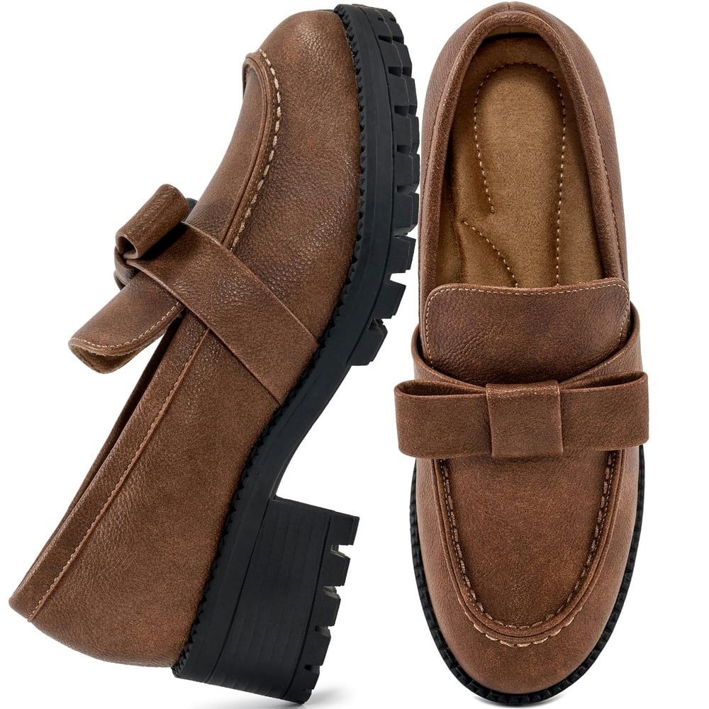 Ecetana Women's Platform Penny Loafers: $27.99 Ecetana Women's Platform Penny Loafers: $27.99