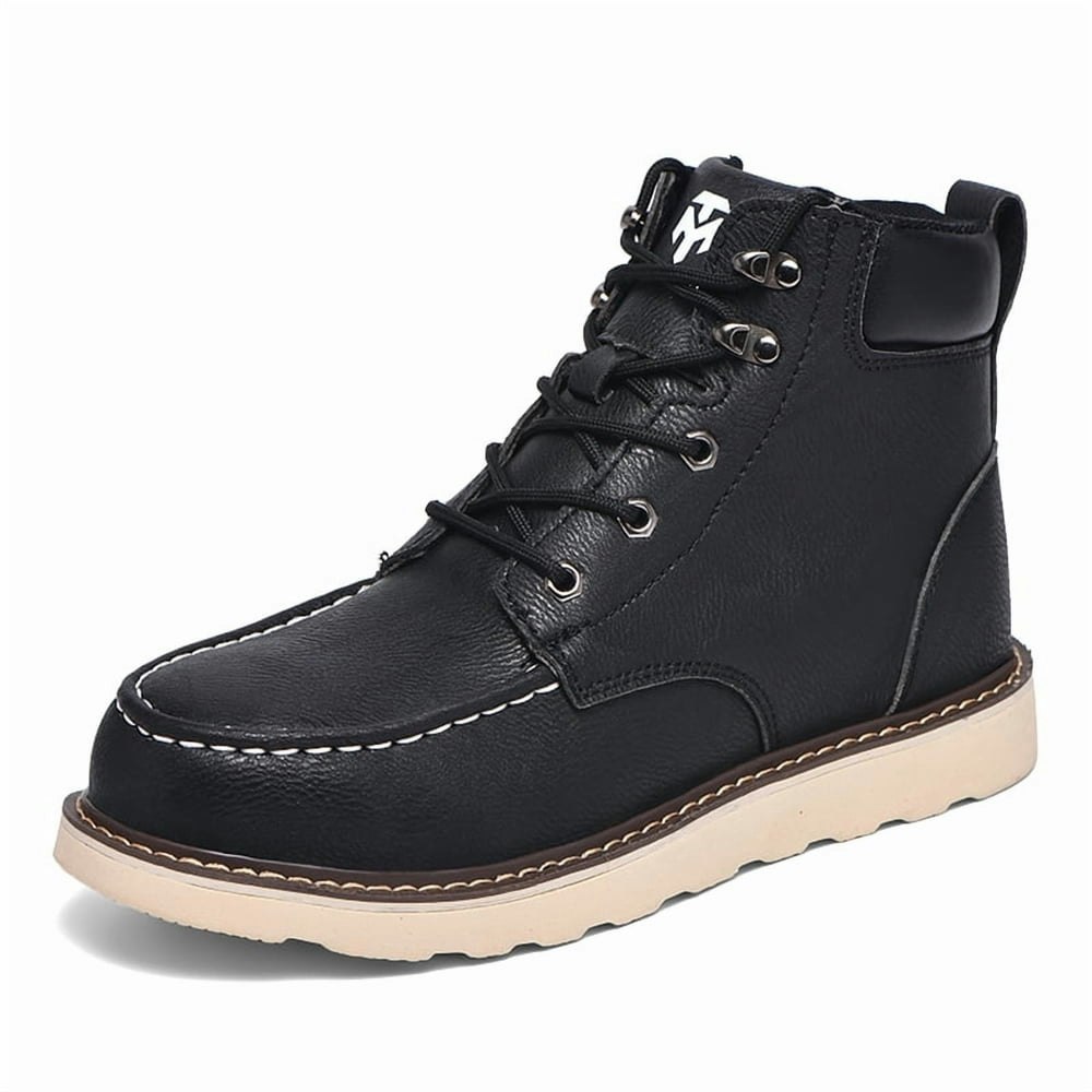 Ribongz Steel Toe Leather Work Boots: $39.99 Ribongz Steel Toe Leather Work Boots: $39.99