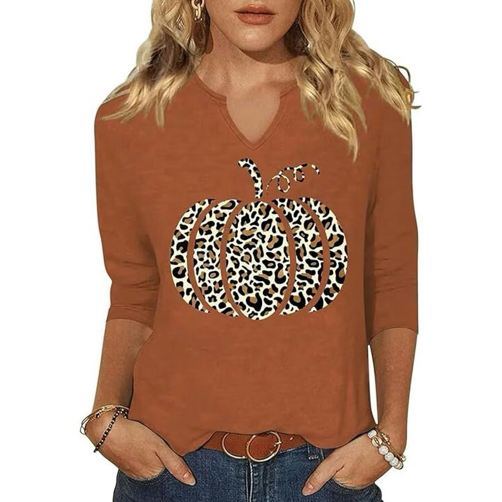 Scgirl Women's 3/4 Sleeve V-Neck Graphic T-Shirt: $14.99