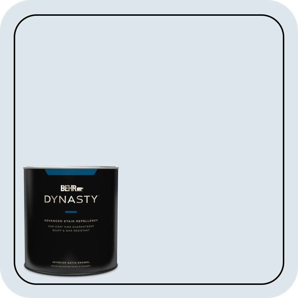 Behr #590C-1 Morning Haze Satin Interior Paint and Primer 1-Quart: $33.98 Behr #590C-1 Morning Haze Satin Interior Paint and Primer 1-Quart: $33.98