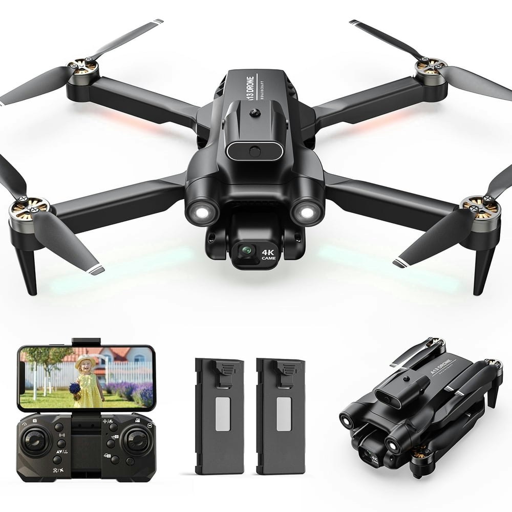 Wefone A13 Foldable Camera Drone 2-Pack: $29.99
