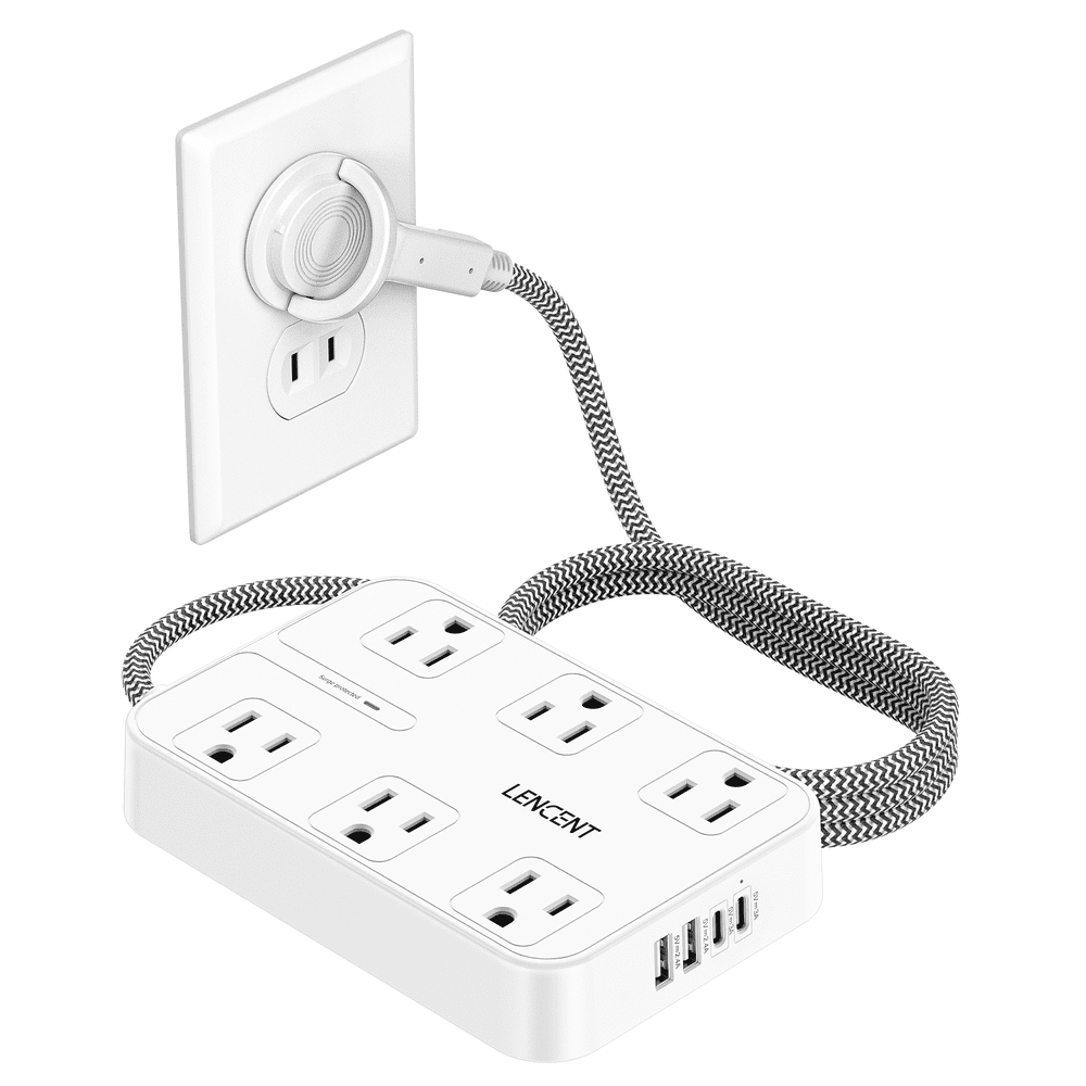 Lencent 6-Outlet 4-USB Surge Protector Power Strip: $22.48 Lencent 6-Outlet 4-USB Surge Protector Power Strip: $22.48