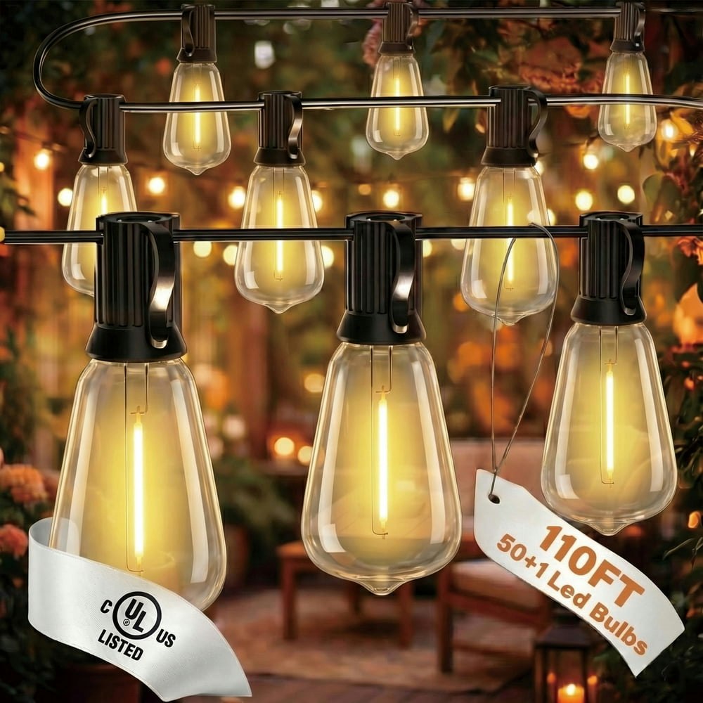 Mylorn 110-Foot LED Outdoor String Lights: $31.98 Mylorn 110-Foot LED Outdoor String Lights: $31.98