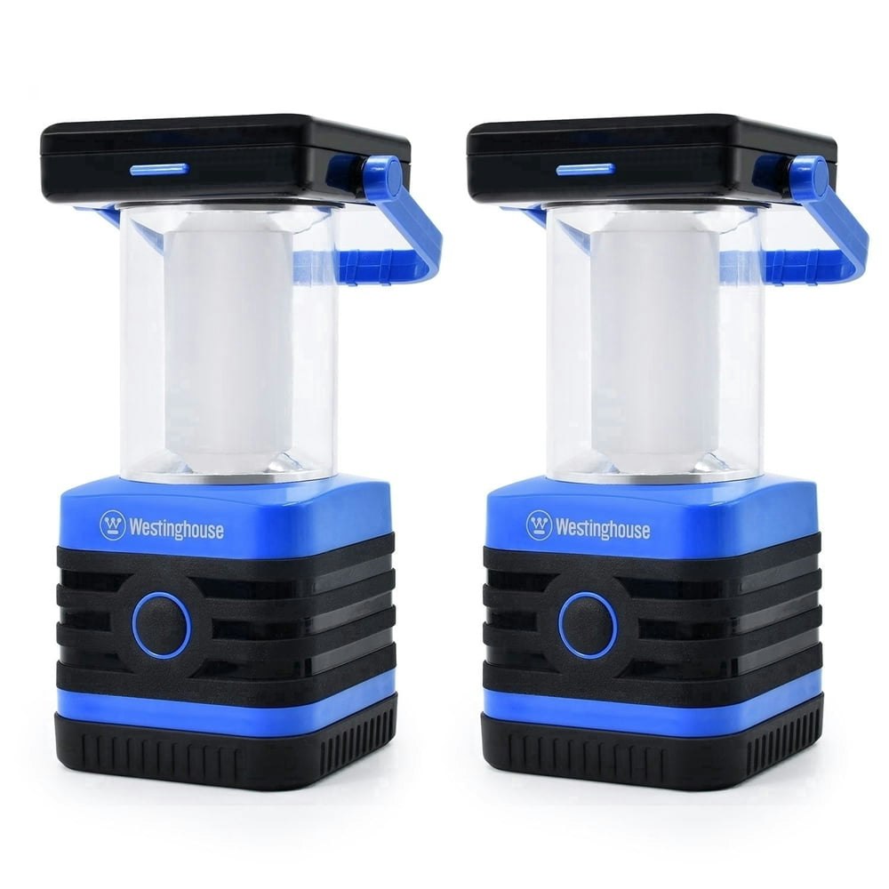 Westinghouse 1,000-Lumen Solar Rechargeable LED Portable Lantern 2-Pack: $36.99