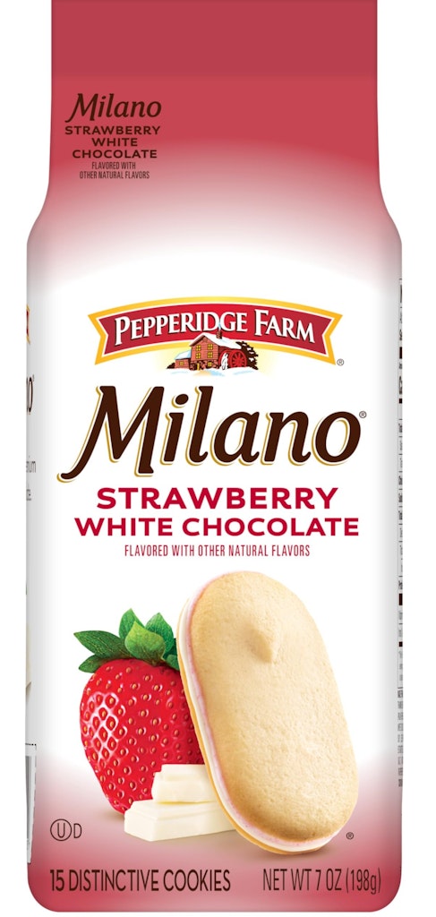 Pepperidge Farm Milano White Chocolate Strawberry Cookies 7-oz. Bag: $2.78 via Sub. & Save