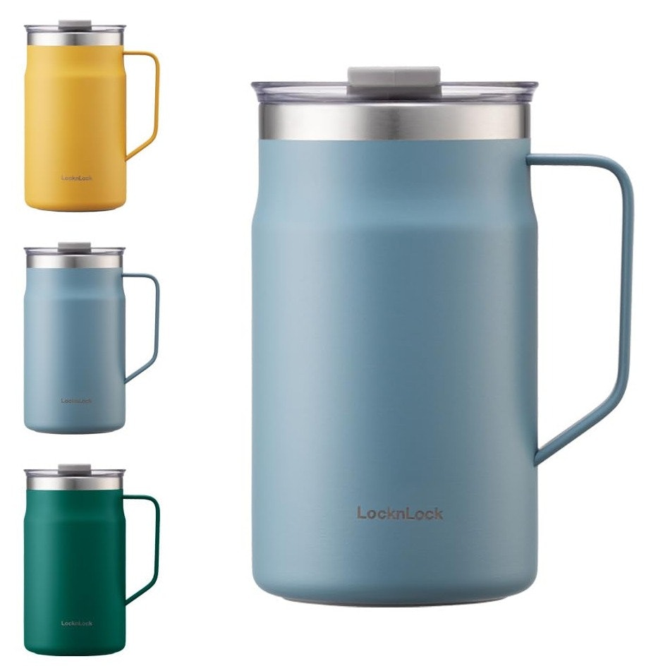LocknLock 20-oz. Stainless Steel Metro Mug: $12