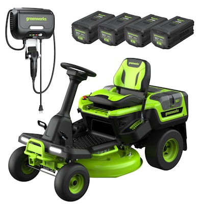 Greenworks 80V 30" Cordless Riding Lawn Tractor w/ 4 6.0Ah Batteries & Charger for $2,500 + free shipping