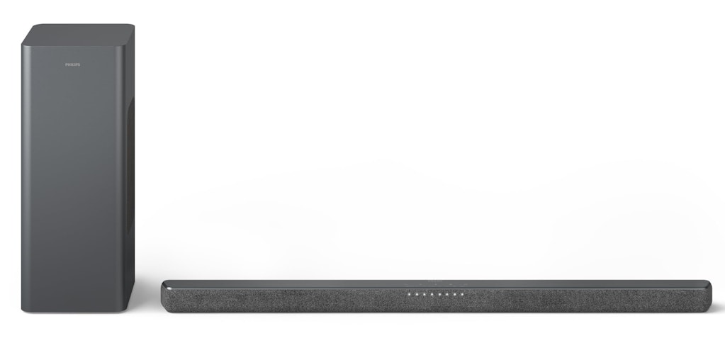 Philips B6309 2.1 Channel Soundbar w/ Wireless Subwoofer: $130
