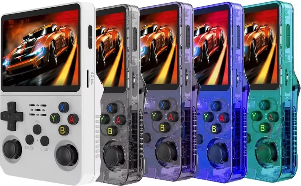 R36S 64GB Mini Retro Handheld Game Console: $17.33
