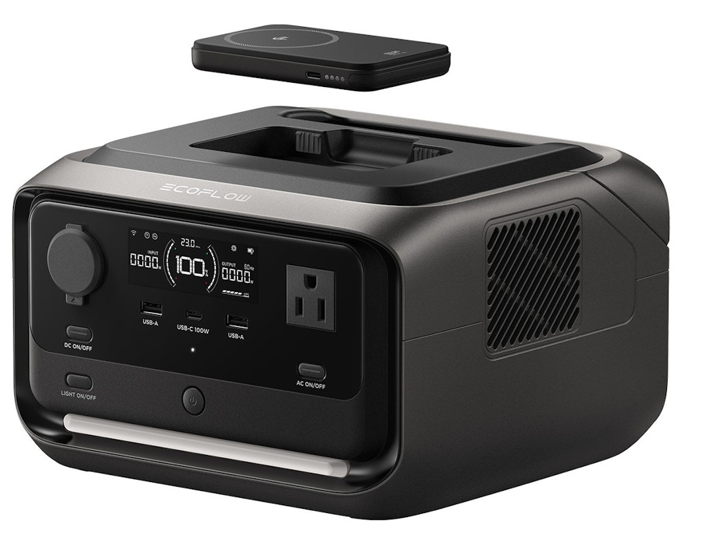 Certified Refurb EcoFlow River 3 Plus 286Wh Wireless Boost Combo & 5000mAh Power Bank: $159