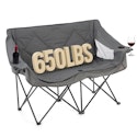 Arrowhead Outdoor Folding Double Camping Chair Loveseat for $40 + free shipping