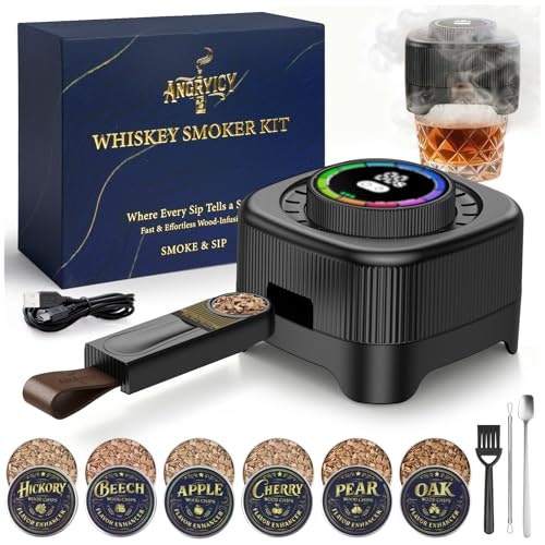 Angryicy Electric Whiskey Smoker Kit with Timer: $16.99