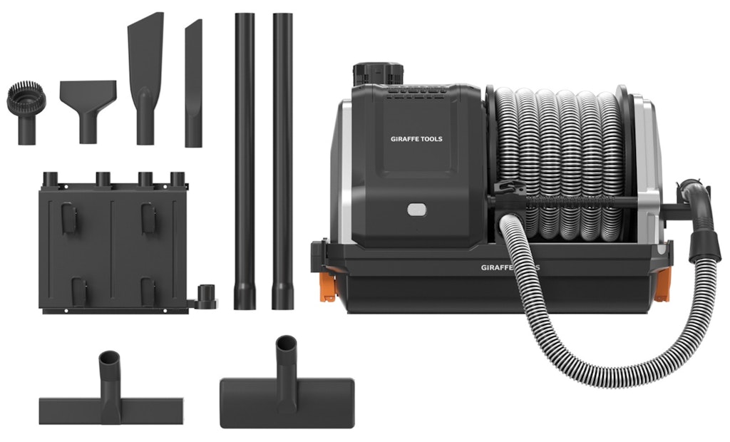 Giraffe Tools Wet Dry Vacuum Cleaner w/ 30-Foot Retractable Hose: $252 Giraffe Tools Wet Dry Vacuum Cleaner w/ 30-Foot Retractable Hose: $252