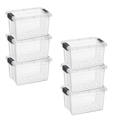 Superio 1.4-Quart Mini Storage Container 6-Pack for $9.30 + free shipping w/ Prime