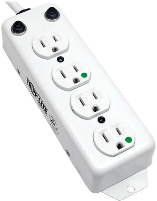 Tripp Lite Medical-Grade Anti-Microbial 4-Outlet Power Strip w/ 15-Foot Cord: $56